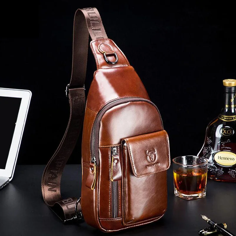Luxury Bags Sling - Borsa da petto in vera pelle