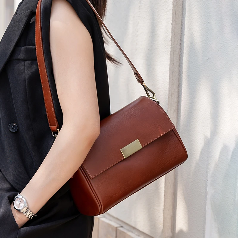 Luxury Bags In China Wholesale - Borsa a Tracolla in Pelle di