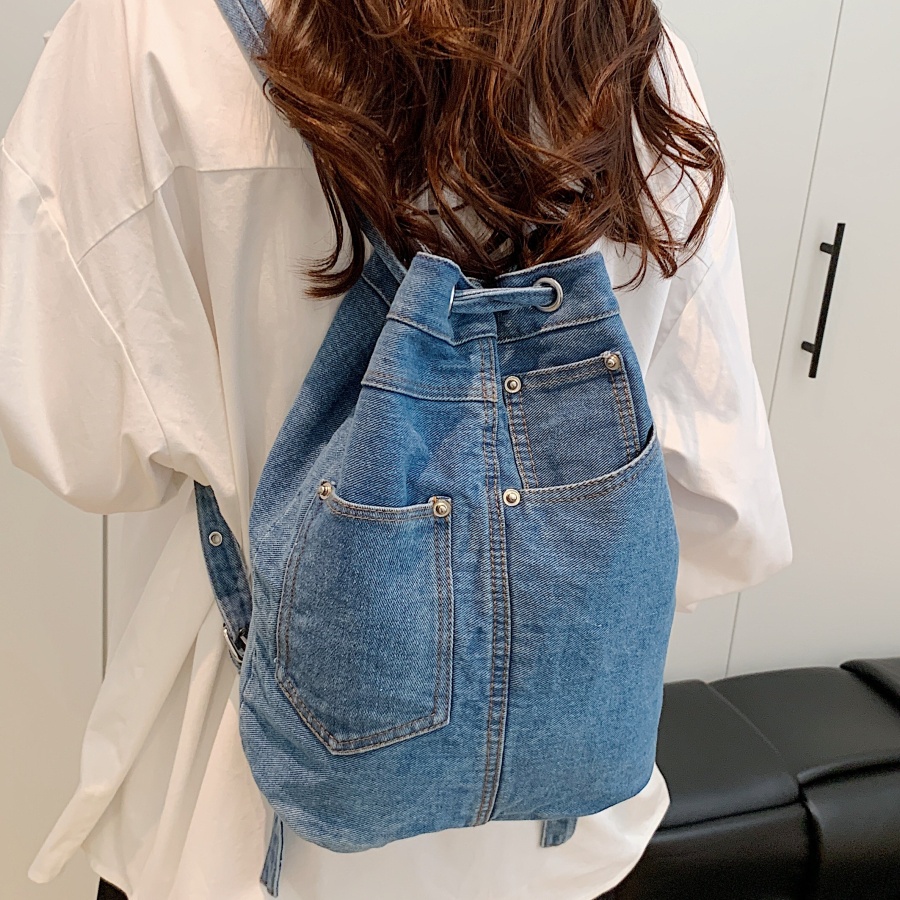 Luxury Bags For Kids - Zaini in denim da donna, zaino