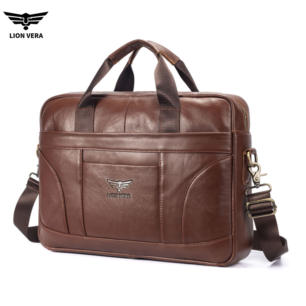 Luxury Bags That Fit Laptop - LION VERA Borsa Portadocumenti in Vera