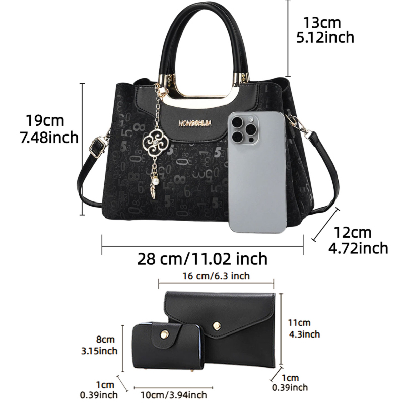 Set di 3 Borse da Donna alla M - Luxury Bags Casual recensione e prezzo
