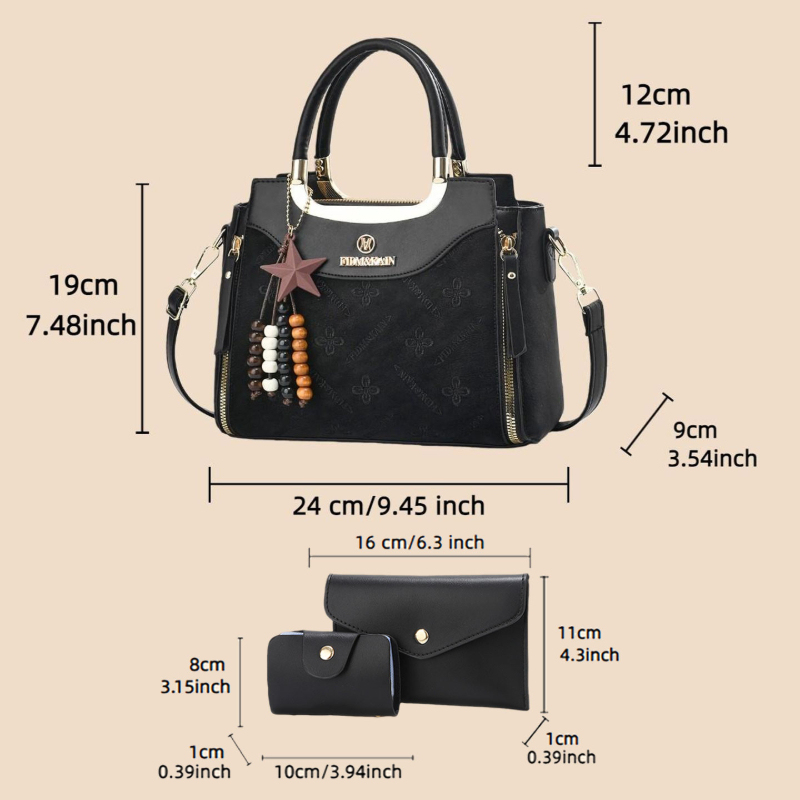 Elegante borsa da donna, tinta - Luxury Bags Casual recensione e prezzo