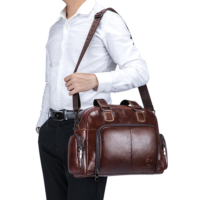 Borsa in vera pelle per uomo b - Luxury Bags That Fit Laptop recensione e prezzo