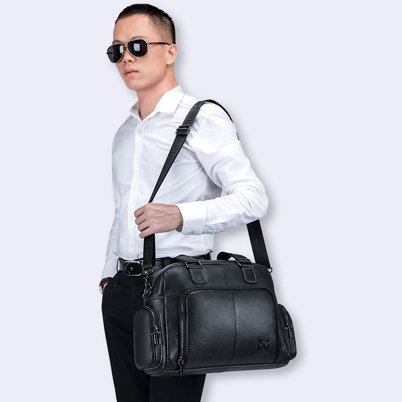 Borsa in vera pelle per uomo b - Luxury Bags That Fit Laptop recensione e prezzo