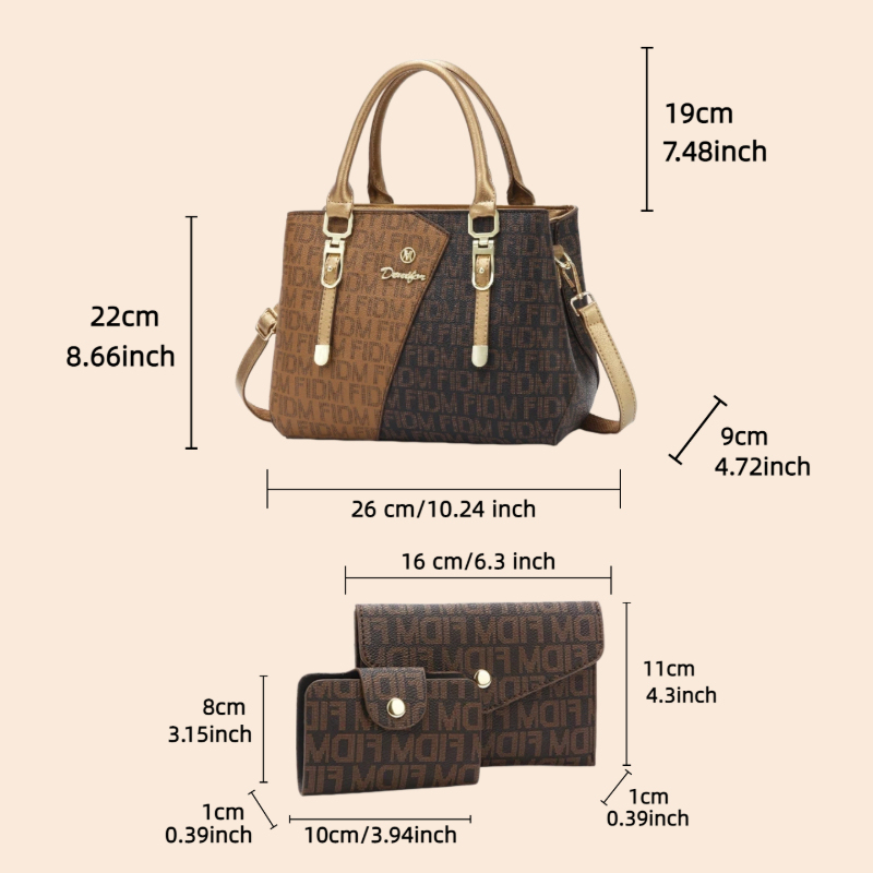 Set di 3 borse da donna, borse - Luxury Bags Casual recensione e prezzo
