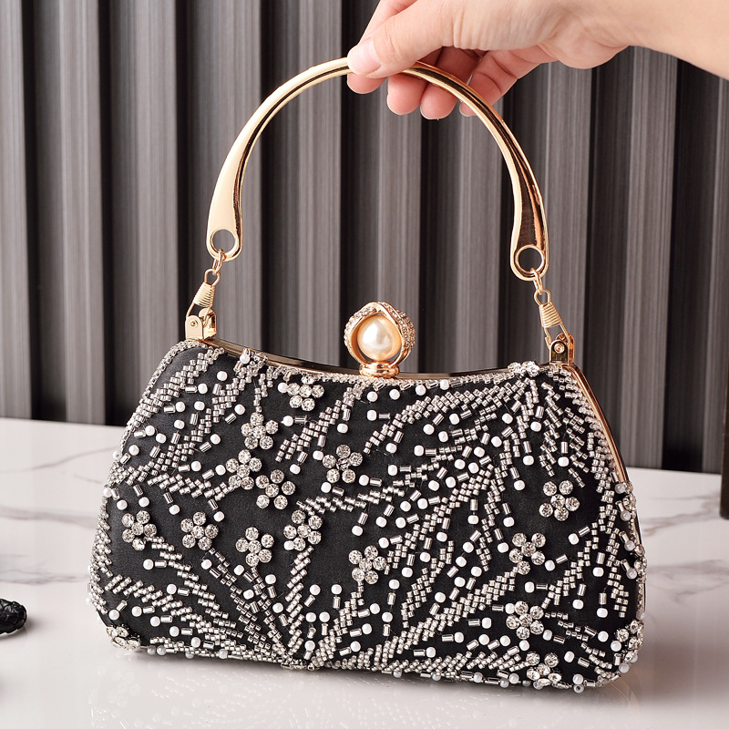 Borsa Nera con Perline Vintage - Luxury Bags In China Wholesale recensione e prezzo