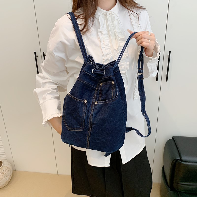 Zaini in denim da donna, zaino - Luxury Bags For Kids recensione e prezzo
