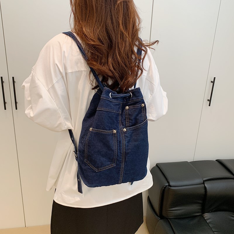 Zaini in denim da donna, zaino - Luxury Bags For Kids recensione e prezzo